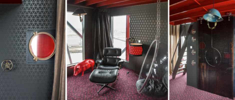FARALDA CRANE HOTEL IN HIP NORTH AMSTERDAM
