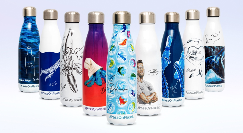 CELEBRITY ICONS DESIGN PASS ON PLASTIC LIMITED-EDITION REUSABLE PRODUCT RANGE