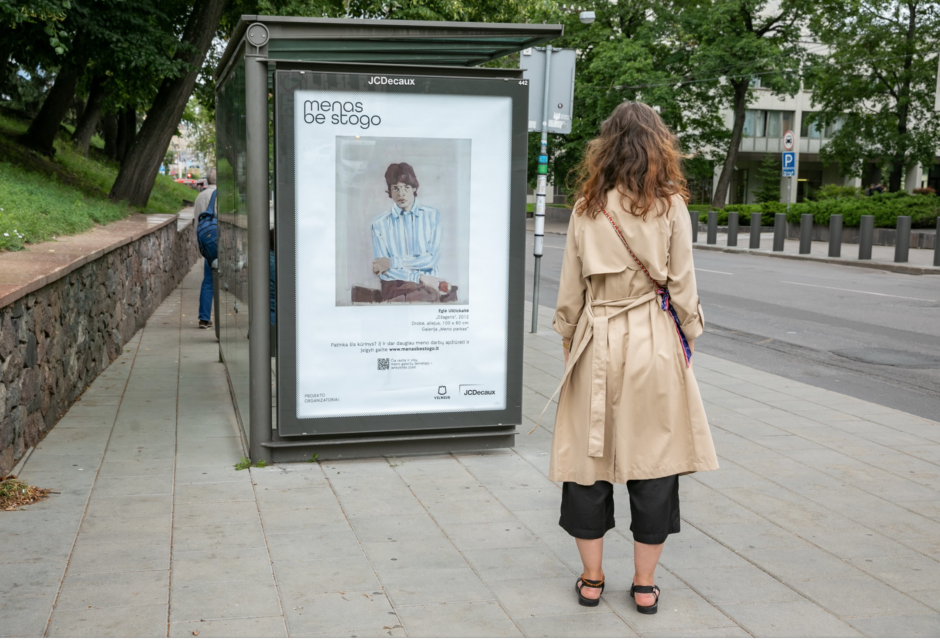 VILNIUS CENTRE BECOMES ART GALLERY