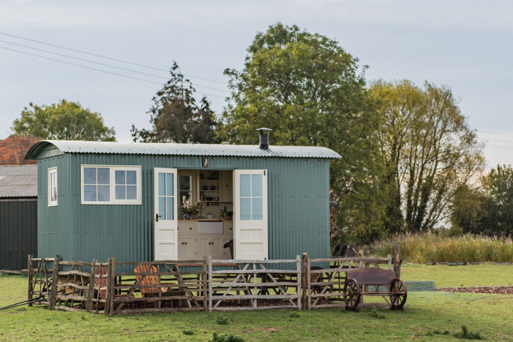 Glamping at Romney Marsh Shepherds Huts