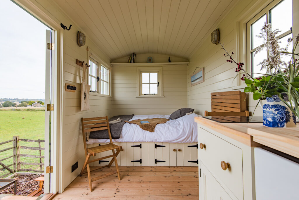 Glamping at Romney Marsh Shepherds Huts