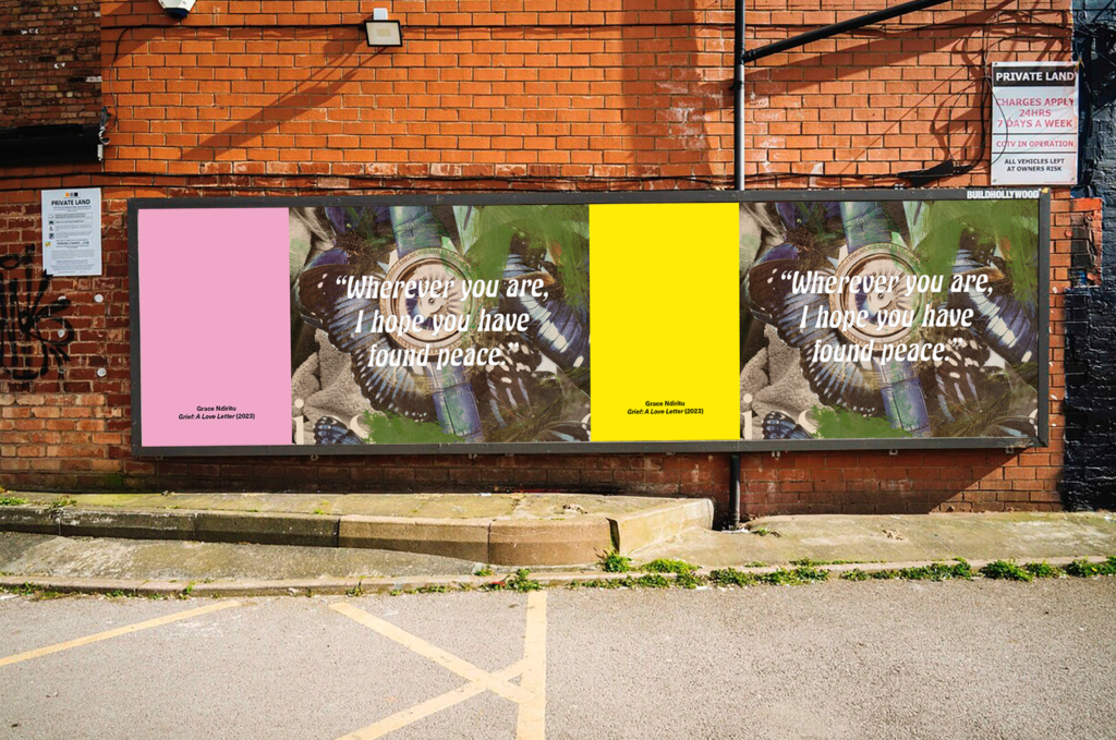 A BIRMINGHAM BILLBOARD TAKEOVER BY ARTIST GRACE NDIRITU