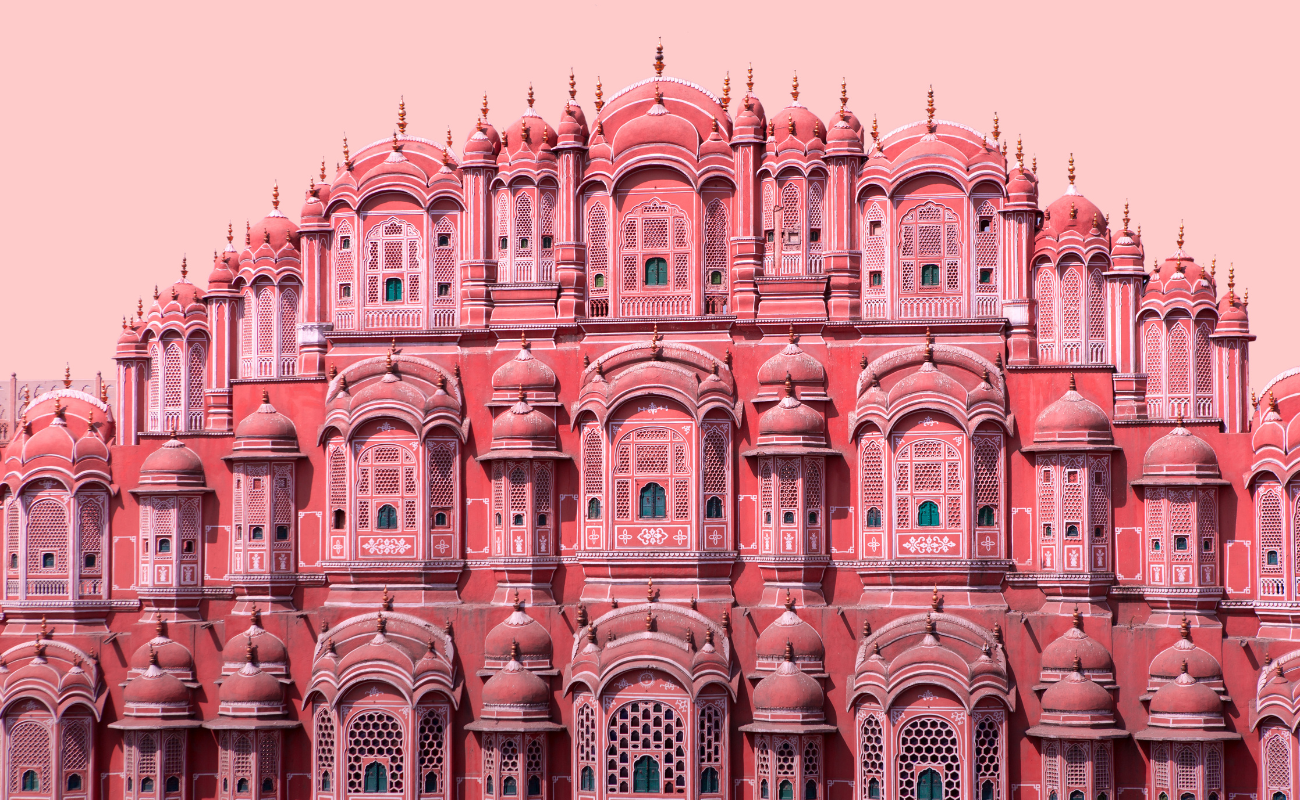 Pink palace in Jaipur